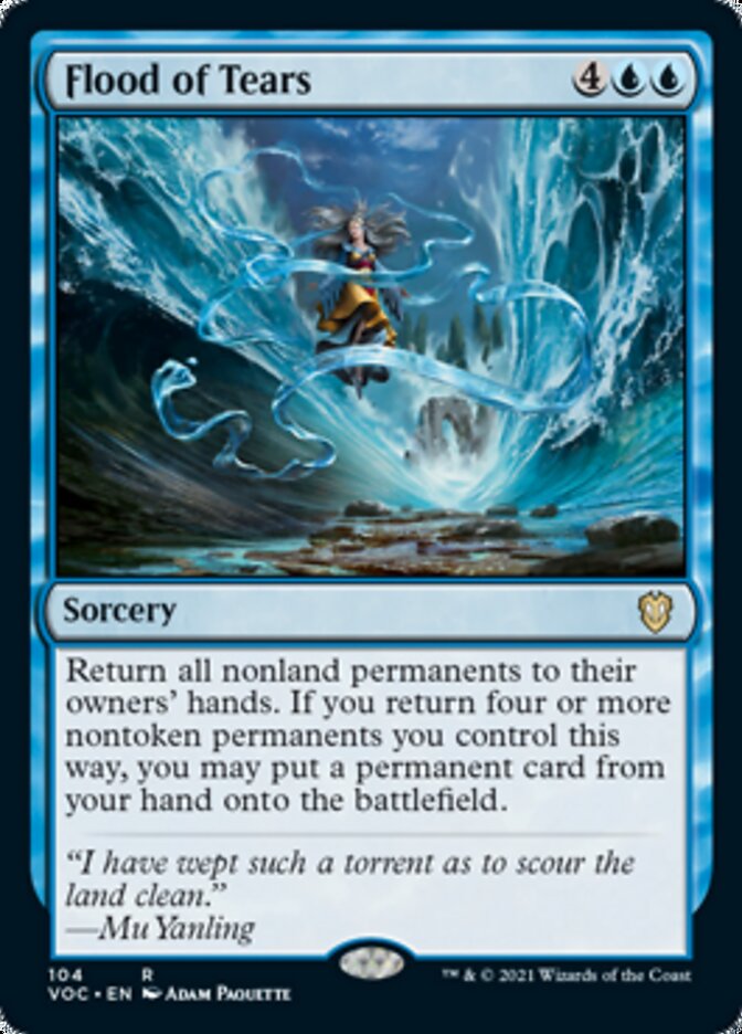 Flood of Tears [Innistrad: Crimson Vow Commander] | North Valley Games