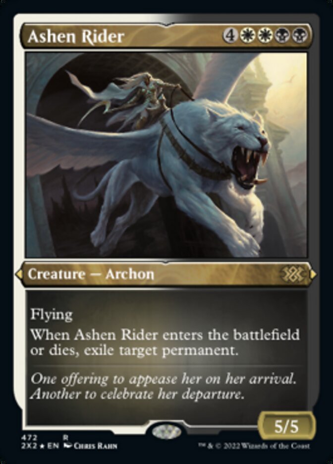 Ashen Rider (Foil Etched) [Double Masters 2022] | North Valley Games
