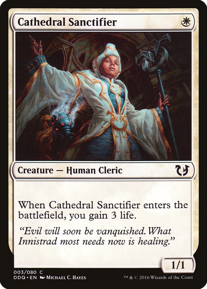 Cathedral Sanctifier [Duel Decks: Blessed vs. Cursed] | North Valley Games