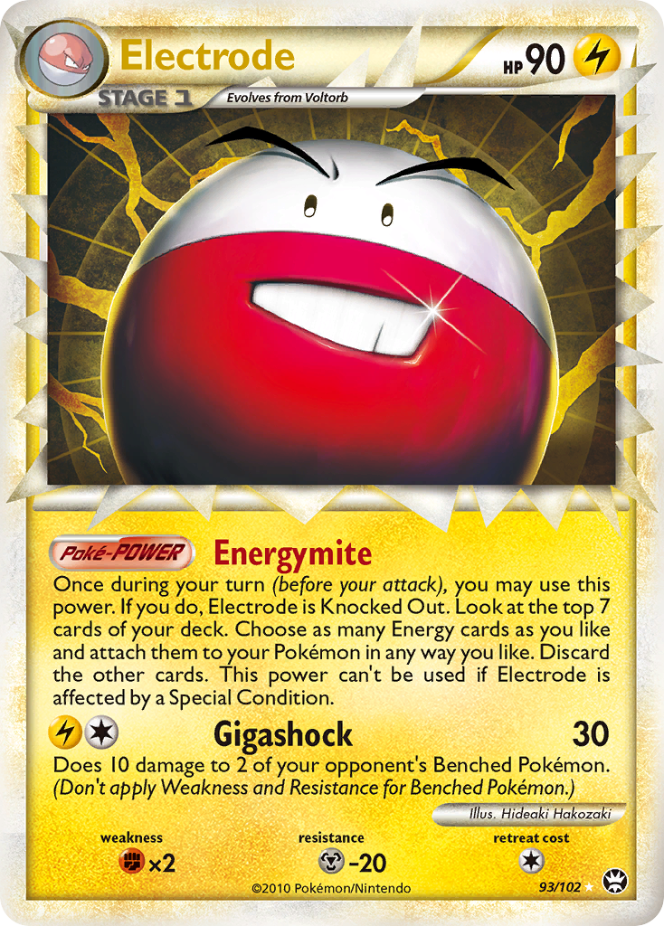 Electrode (93/102) [HeartGold & SoulSilver: Triumphant] | North Valley Games