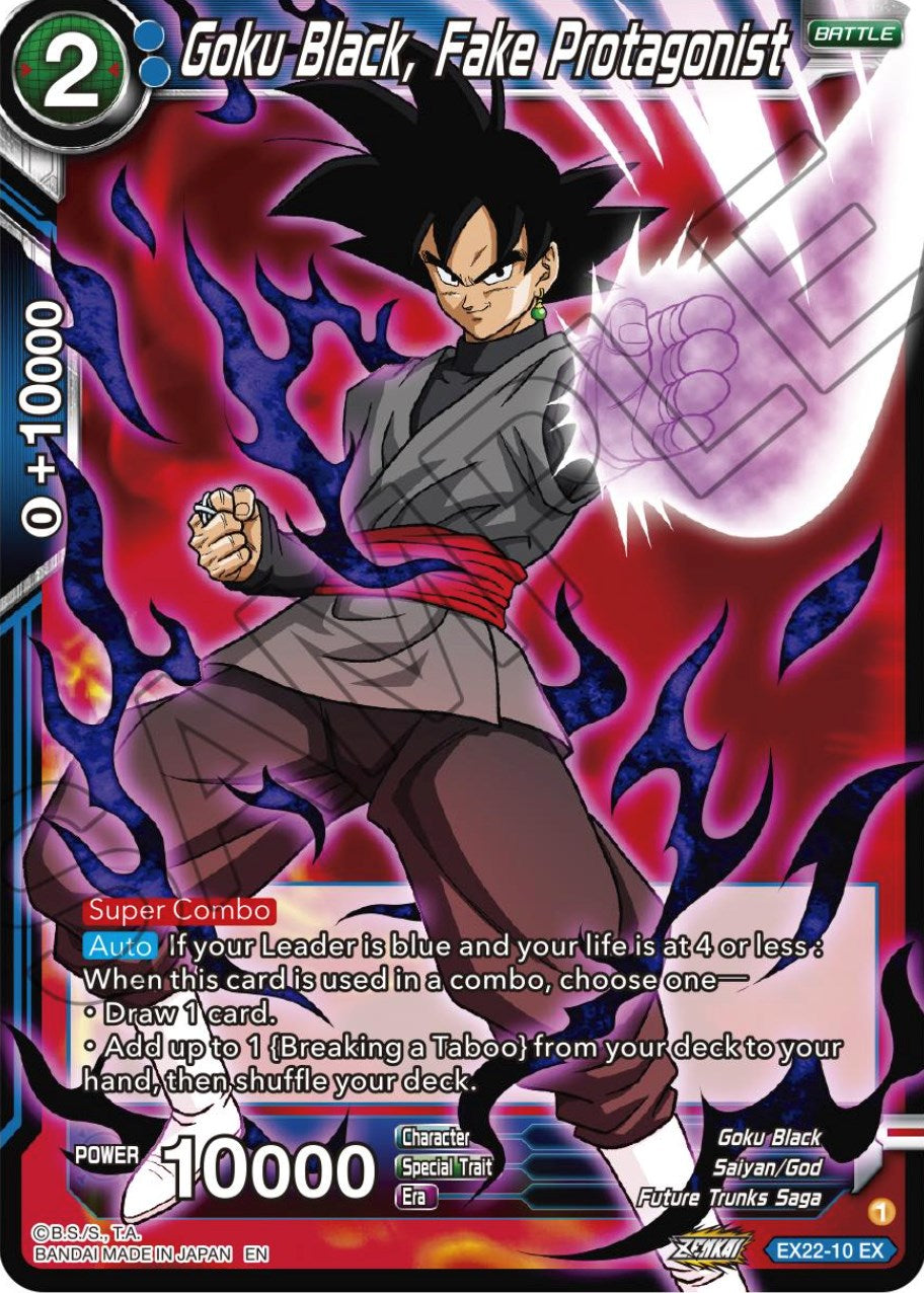 Goku Black, Fake Protagonist (EX22-10) [Ultimate Deck 2023] | North Valley Games