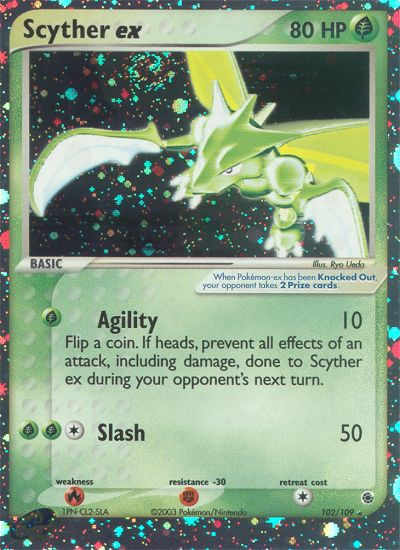 Scyther ex (102/109) [EX: Ruby & Sapphire] | North Valley Games