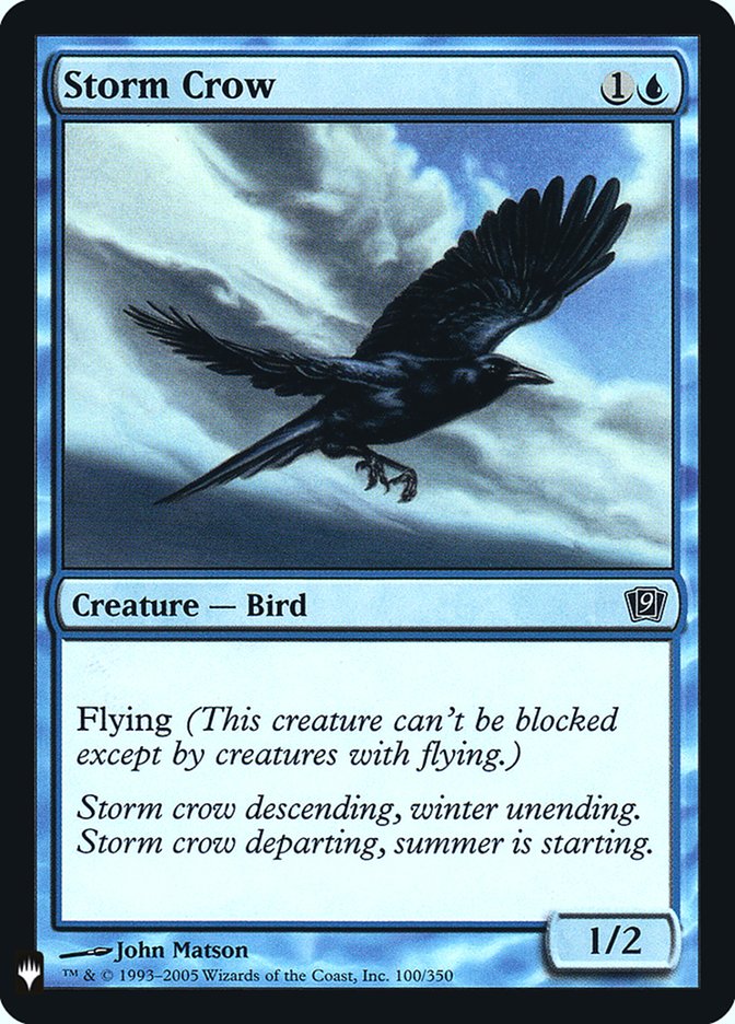 Storm Crow [Mystery Booster] | North Valley Games