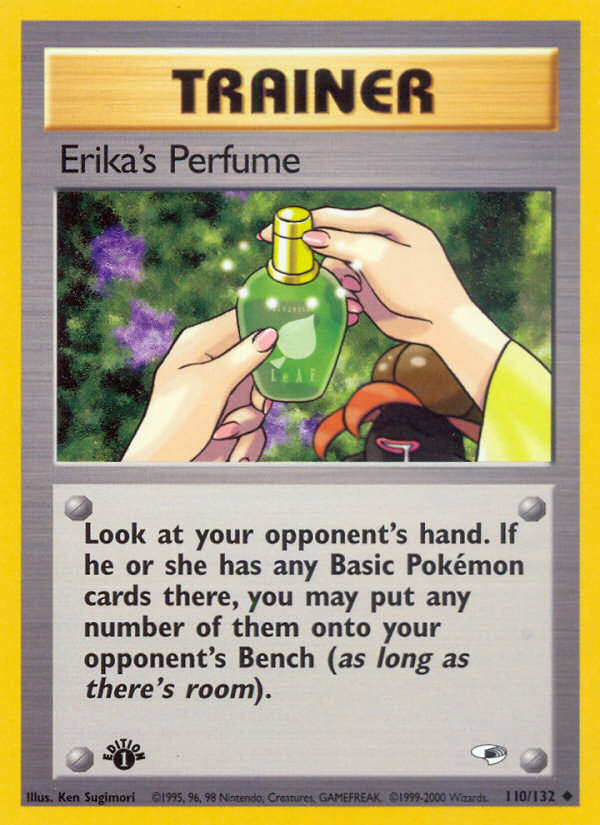 Erika's Perfume (110/132) [Gym Heroes 1st Edition] | North Valley Games