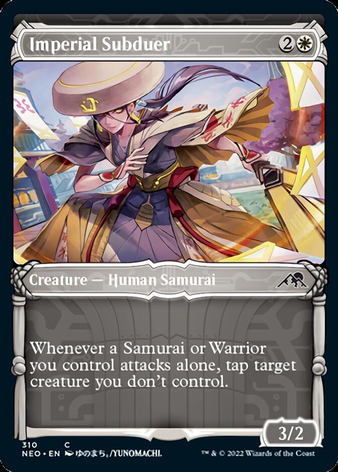 Imperial Subduer (Showcase Samurai) [Kamigawa: Neon Dynasty] | North Valley Games