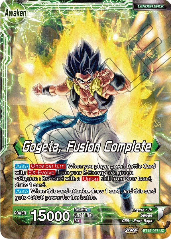 Veku // Gogeta, Fusion Complete (BT19-067) [Fighter's Ambition] | North Valley Games