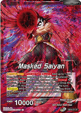 Masked Saiyan // SS3 Bardock, Reborn from Darkness (Starter Deck Exclusive) (SD16-01) [Cross Spirits] | North Valley Games