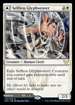 Selfless Glyphweaver // Deadly Vanity [Strixhaven: School of Mages] | North Valley Games