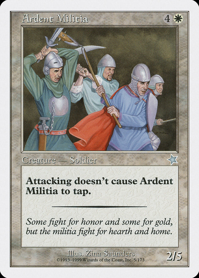 Ardent Militia [Starter 1999] | North Valley Games