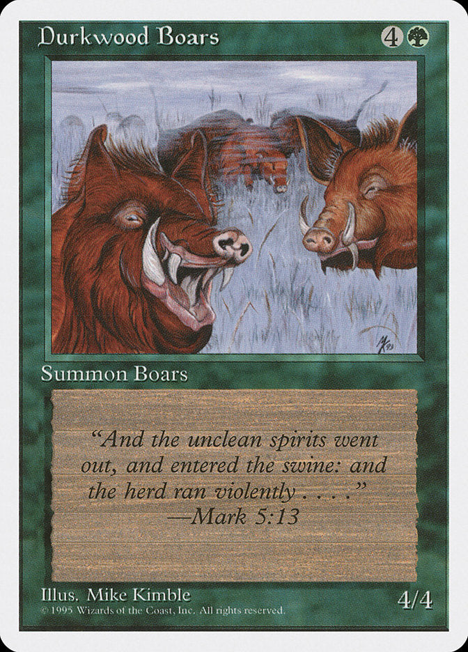 Durkwood Boars [Fourth Edition] | North Valley Games