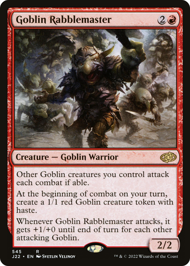 Goblin Rabblemaster [Jumpstart 2022] | North Valley Games