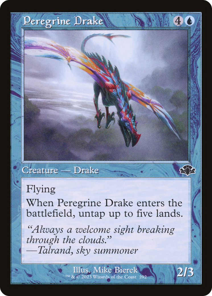 Peregrine Drake (Retro) [Dominaria Remastered] | North Valley Games