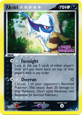 Absol (18/110) (Stamped) [EX: Holon Phantoms] | North Valley Games