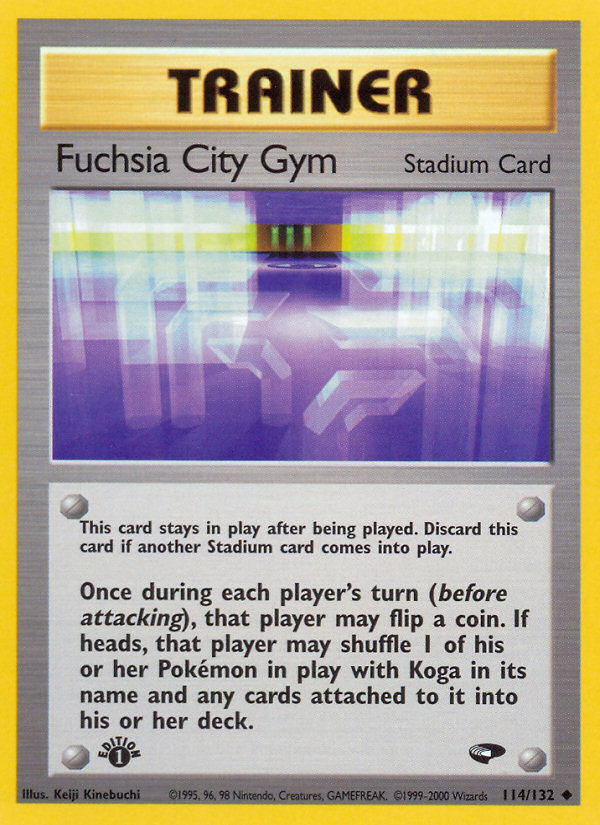 Fuchsia City Gym (114/132) [Gym Challenge 1st Edition] | North Valley Games