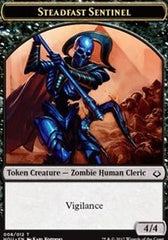 Steadfast Sentinel // Zombie Double-Sided Token [Hour of Devastation Tokens] | North Valley Games