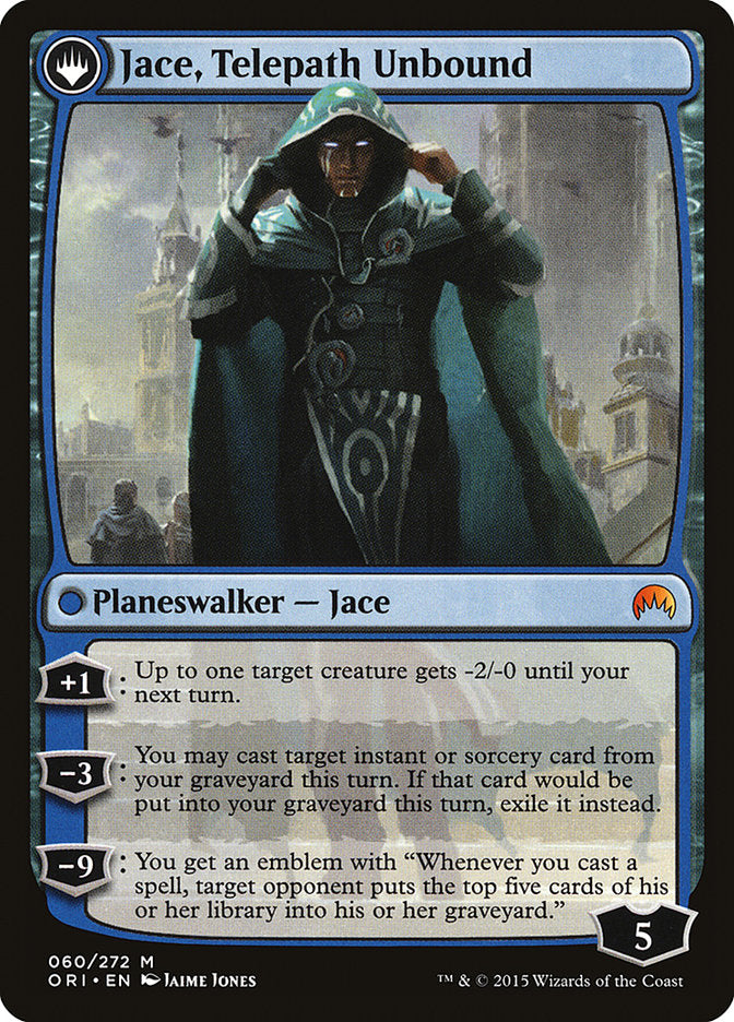 Jace, Vryn's Prodigy // Jace, Telepath Unbound [Magic Origins] | North Valley Games