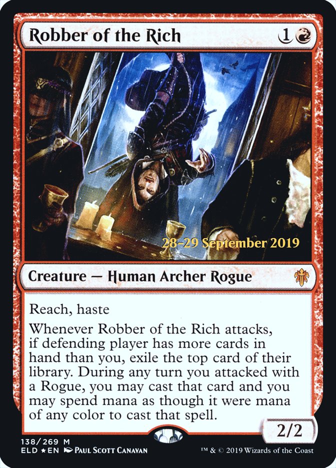 Robber of the Rich [Throne of Eldraine Prerelease Promos] | North Valley Games