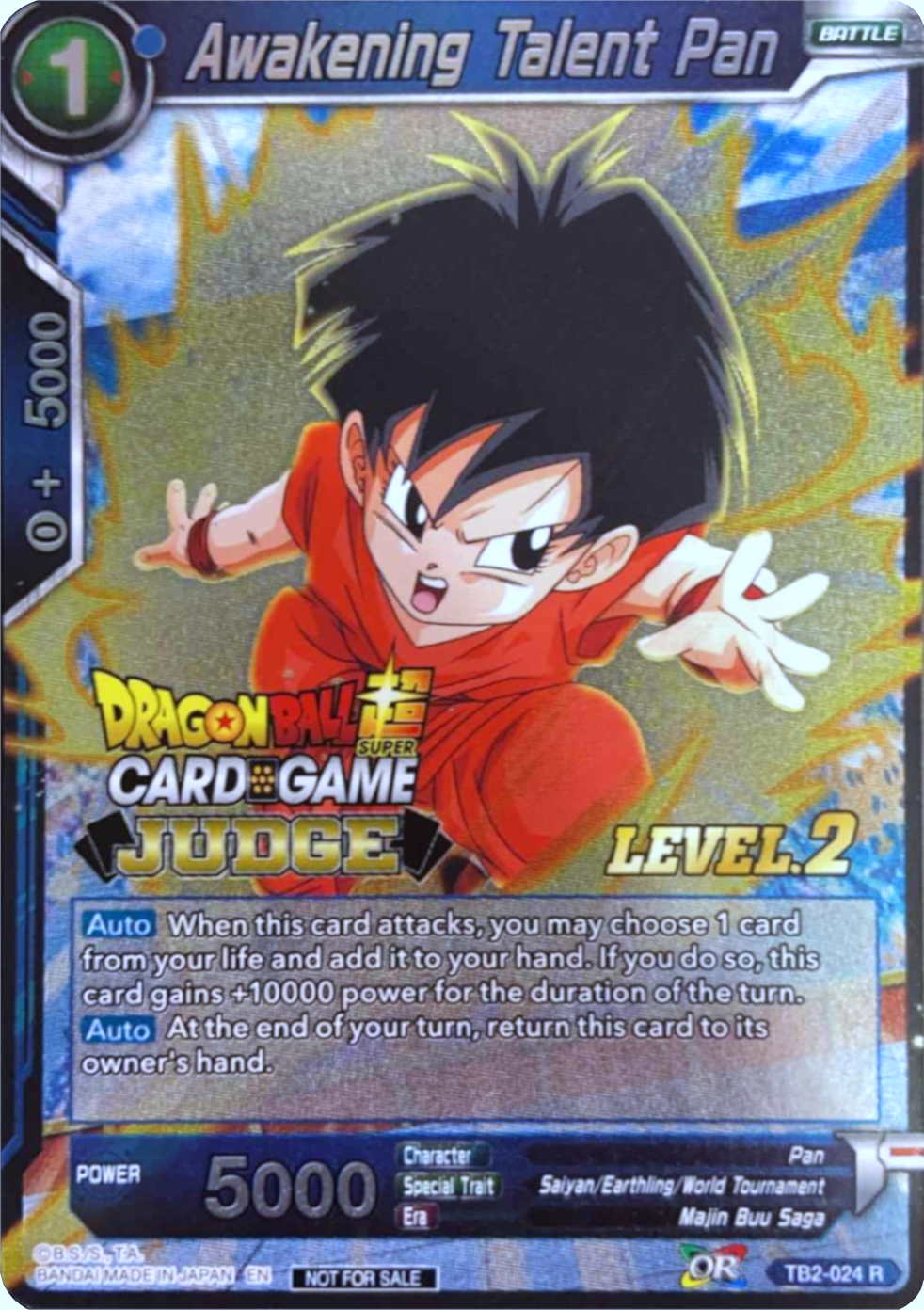 Awakening Talent Pan (Level 2) (TB2-024) [Judge Promotion Cards] | North Valley Games
