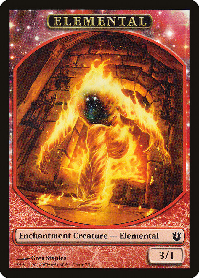Elemental Token [Born of the Gods Tokens] | North Valley Games