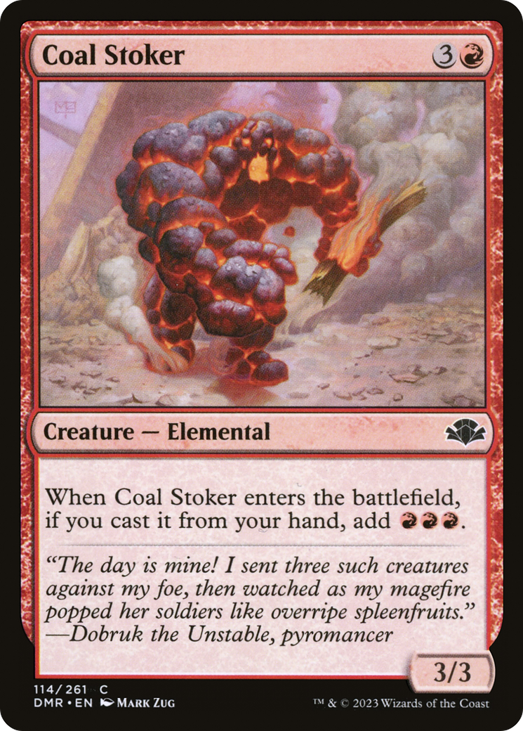 Coal Stoker [Dominaria Remastered] | North Valley Games