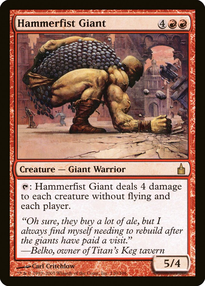 Hammerfist Giant [Ravnica: City of Guilds] | North Valley Games