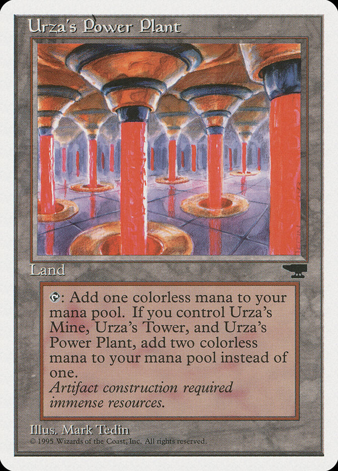 Urza's Power Plant (Red Columns) [Chronicles] | North Valley Games