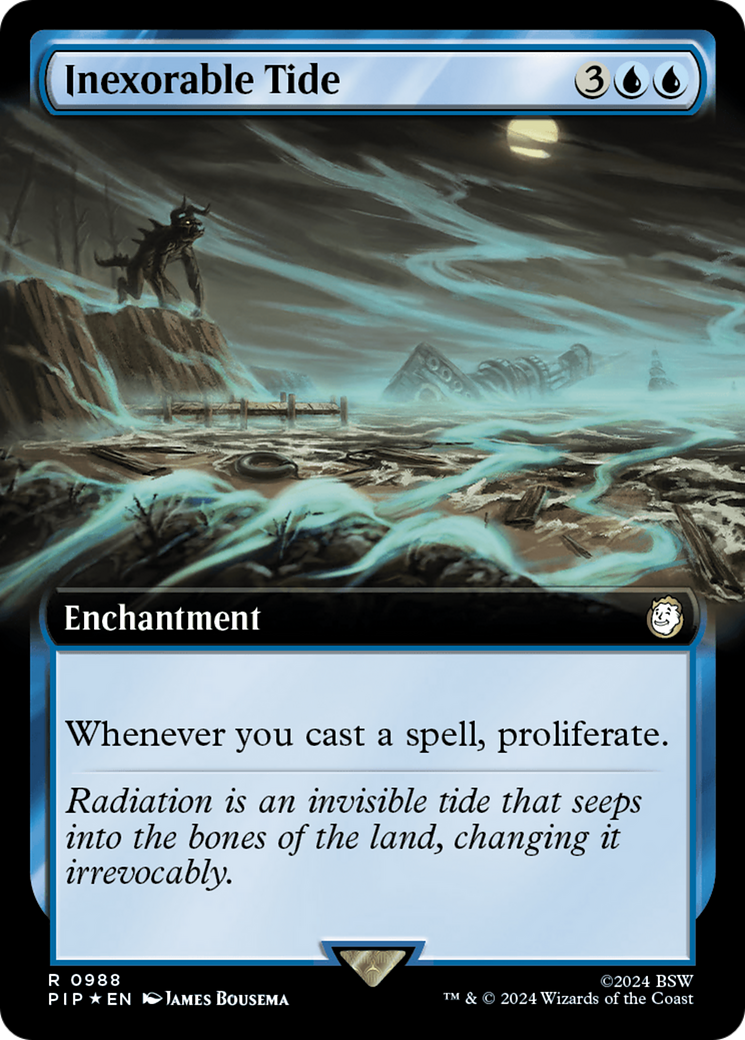 Inexorable Tide (Extended Art) (Surge Foil) [Fallout] | North Valley Games
