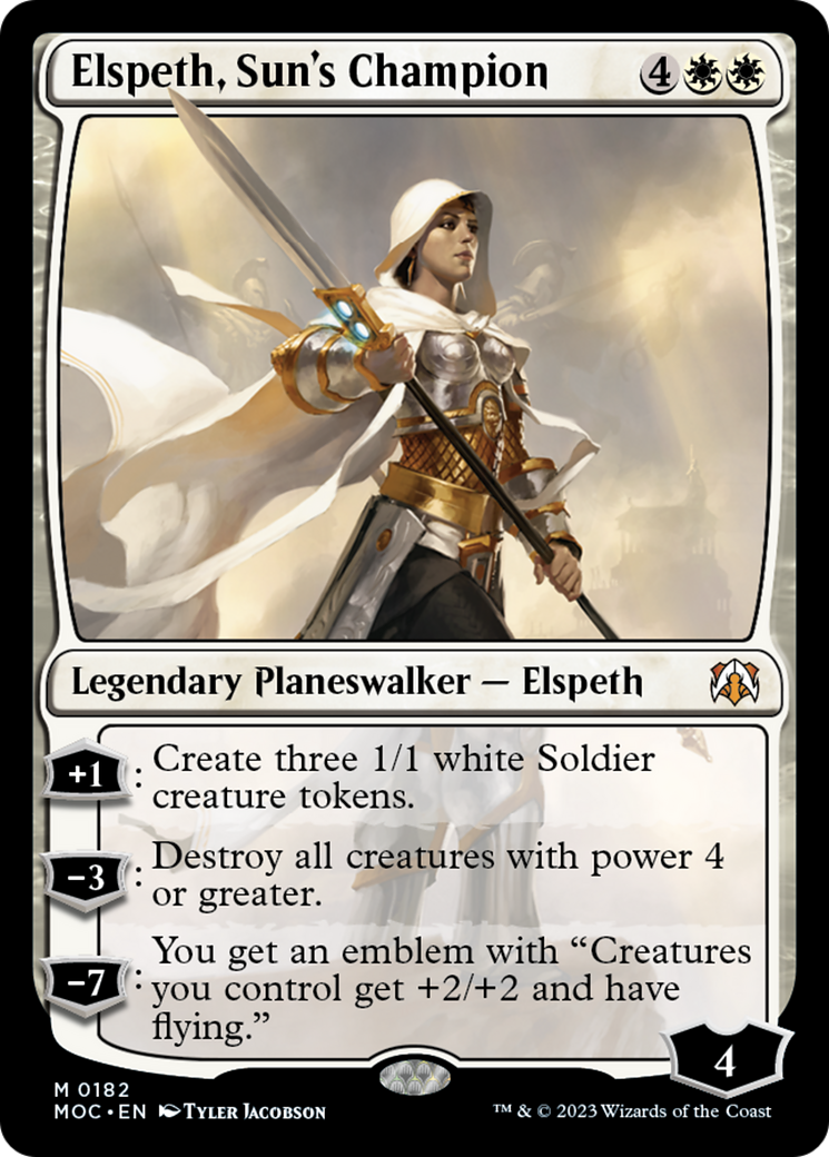 Elspeth, Sun's Champion [March of the Machine Commander] | North Valley Games