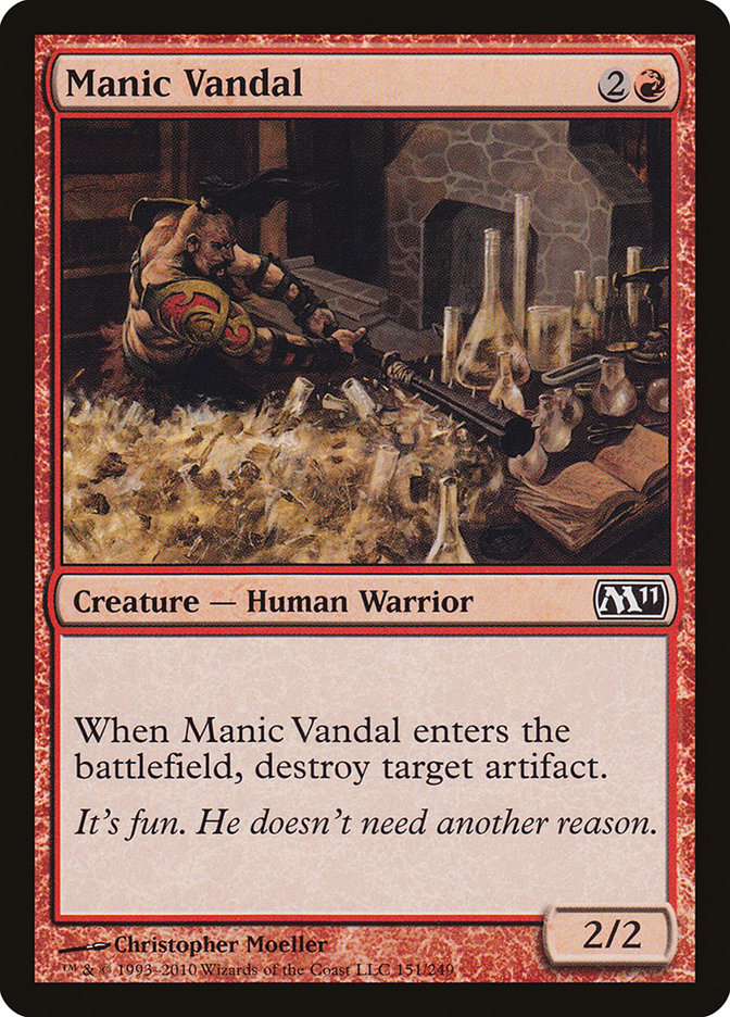 Manic Vandal [Magic 2011] | North Valley Games