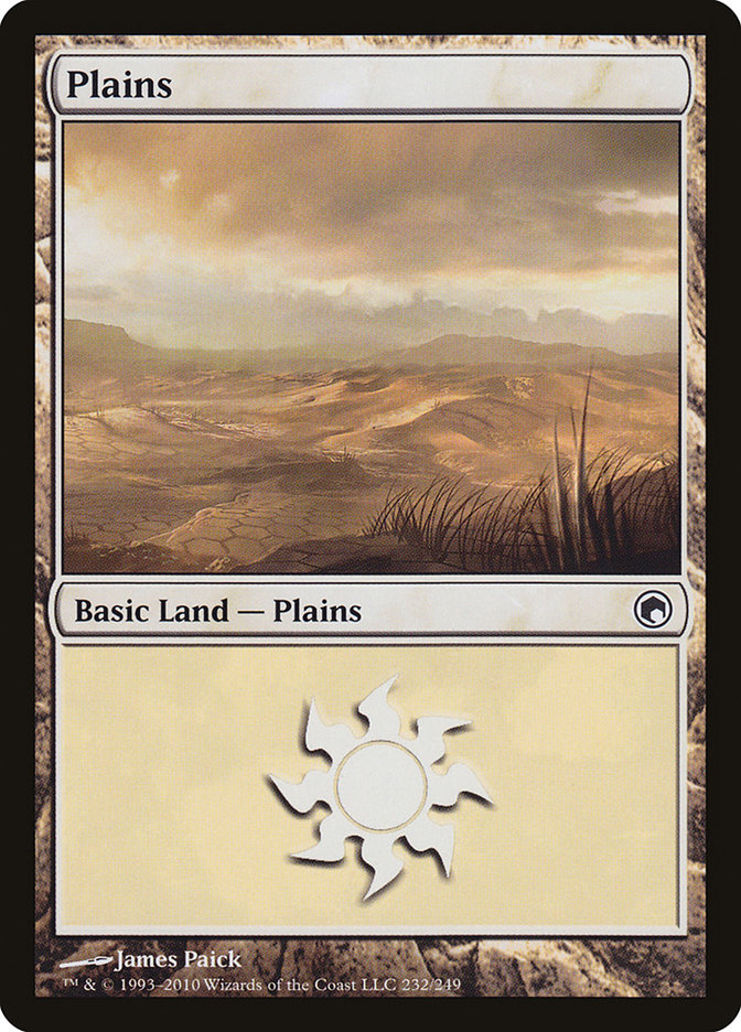 Plains (232) [Scars of Mirrodin] | North Valley Games