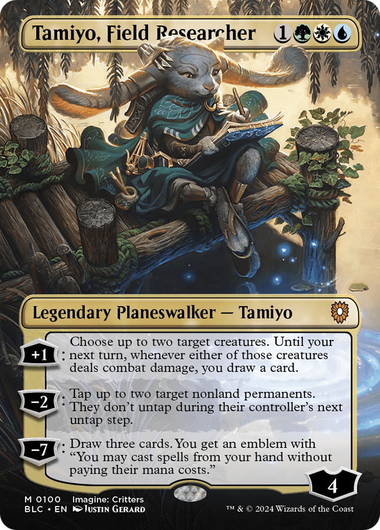 Tamiyo, Field Researcher (Borderless) [Bloomburrow Commander] | North Valley Games