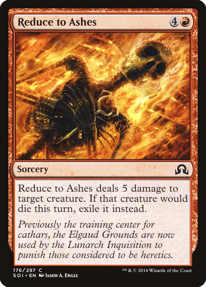 Reduce to Ashes [Shadows over Innistrad] | North Valley Games