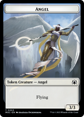 Angel (3) // Demon Double-Sided Token [March of the Machine Commander Tokens] | North Valley Games