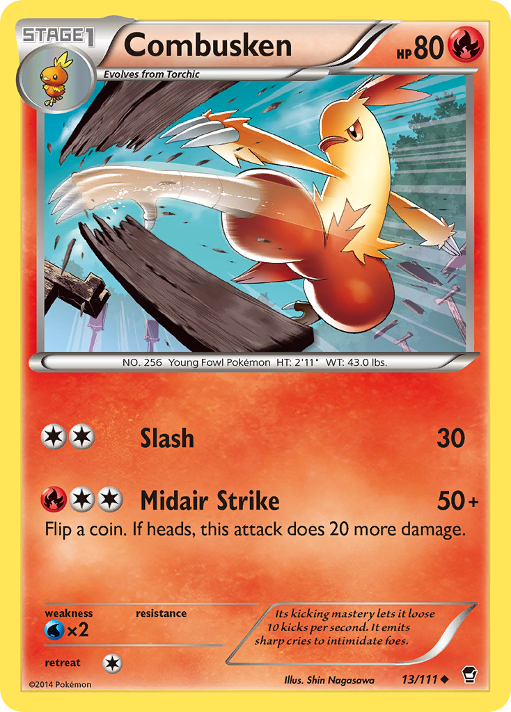 Combusken (13/111) [XY: Furious Fists] | North Valley Games