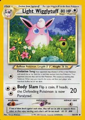 Light Wigglytuff (54/105) [Neo Destiny Unlimited] | North Valley Games