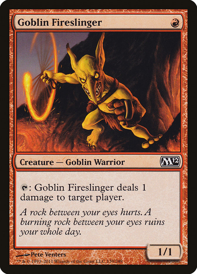 Goblin Fireslinger [Magic 2012] | North Valley Games