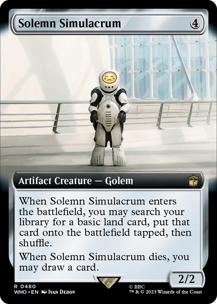Solemn Simulacrum (Extended Art) [Doctor Who] | North Valley Games
