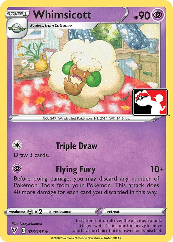 Whimsicott (076/185) [Prize Pack Series One] | North Valley Games