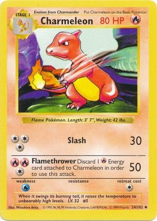 Charmeleon (24/102) [Base Set Shadowless Unlimited] | North Valley Games