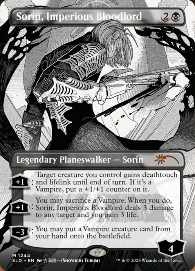 Sorin, Imperious Bloodlord (Borderless) [Secret Lair Drop Series] | North Valley Games