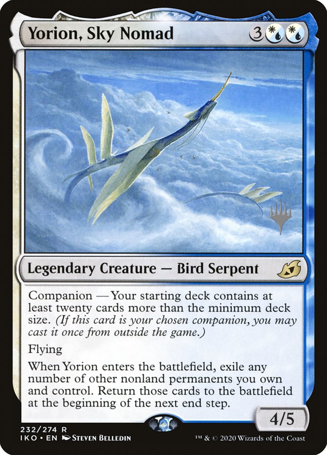 Yorion, Sky Nomad (Promo Pack) [Ikoria: Lair of Behemoths Promos] | North Valley Games