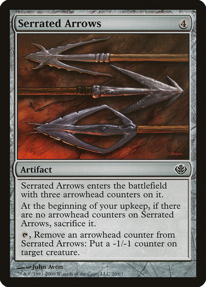 Serrated Arrows [Duel Decks: Garruk vs. Liliana] | North Valley Games