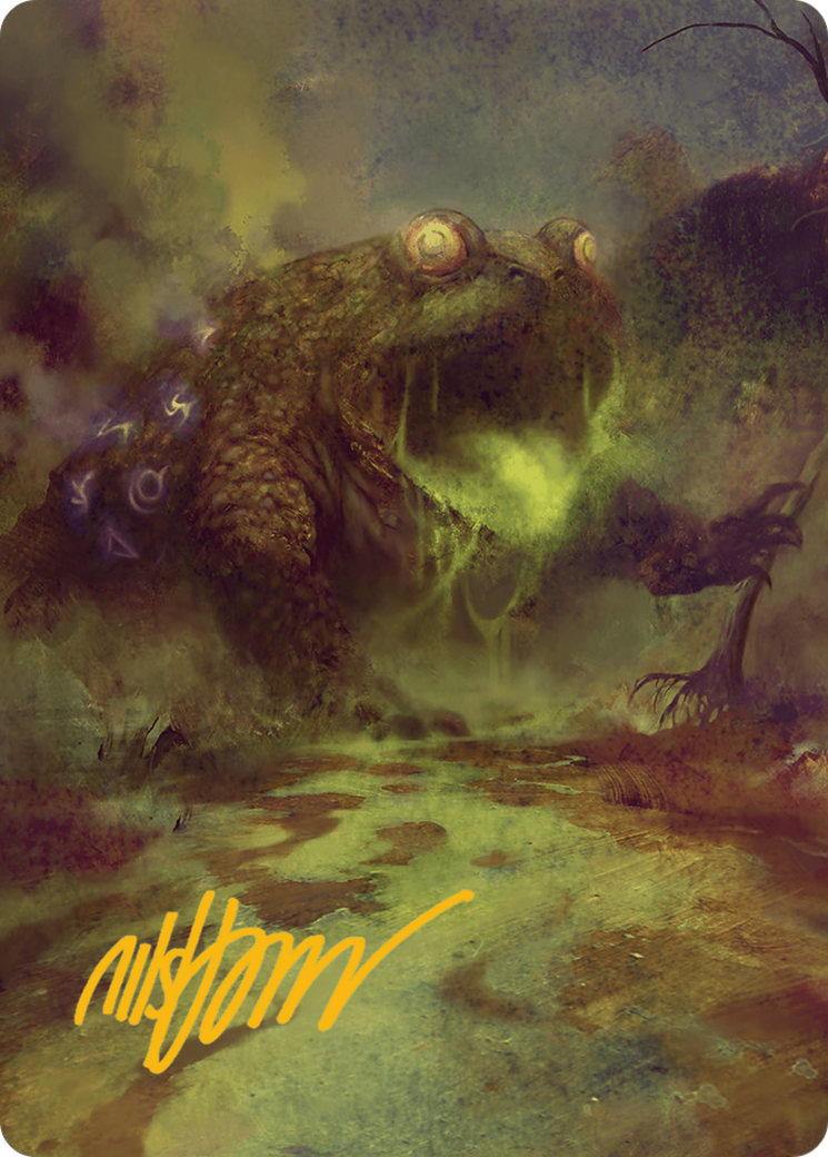 The Gitrog Monster Art Card (Gold-Stamped Signature) [Bloomburrow Art Series] | North Valley Games