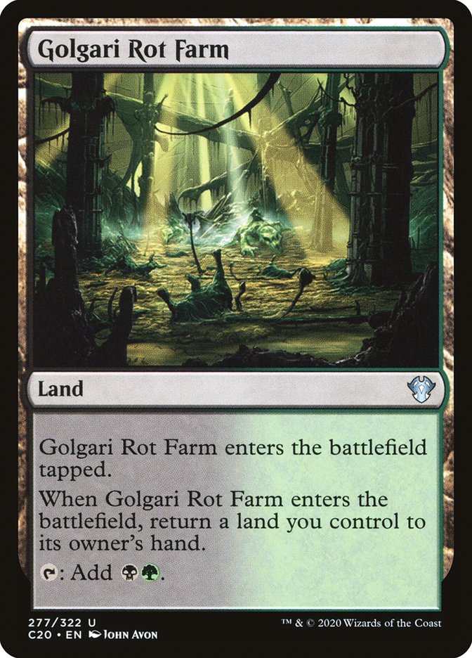 Golgari Rot Farm [Commander 2020] | North Valley Games