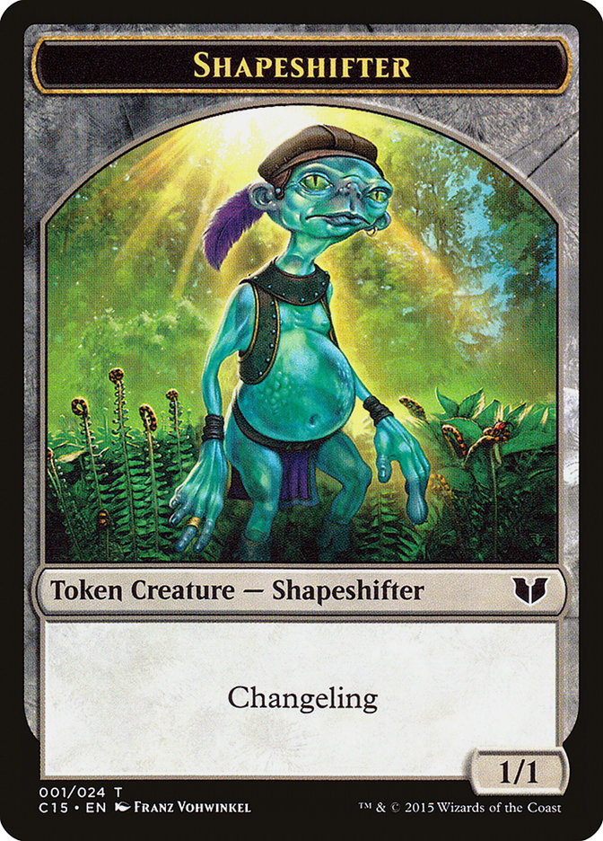 Shapeshifter // Shapeshifter Double-Sided Token [Commander 2015 Tokens] | North Valley Games