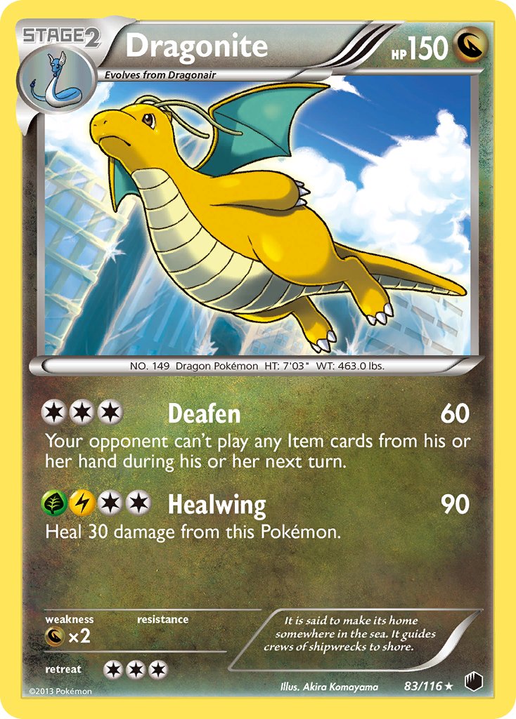 Dragonite (83/116) (Cosmos Holo) (Blister Exclusive) [Black & White: Plasma Freeze] | North Valley Games