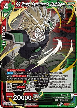 SS Broly, Evolution's Harbinger (Gold Stamped) (P-336) [Tournament Promotion Cards] | North Valley Games