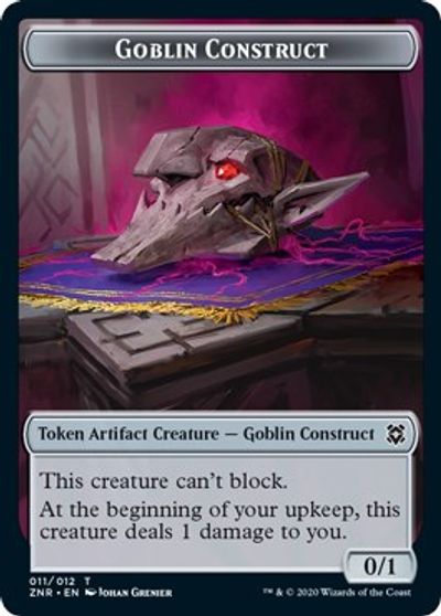 Satyr // Goblin Construct Double-Sided Token [Challenger Decks 2021 Tokens] | North Valley Games