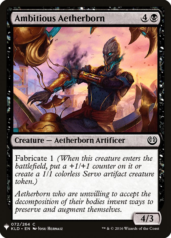 Ambitious Aetherborn [Mystery Booster] | North Valley Games