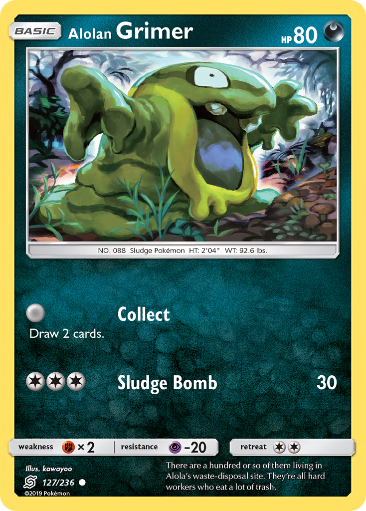 Alolan Grimer (127/236) [Sun & Moon: Unified Minds] | North Valley Games
